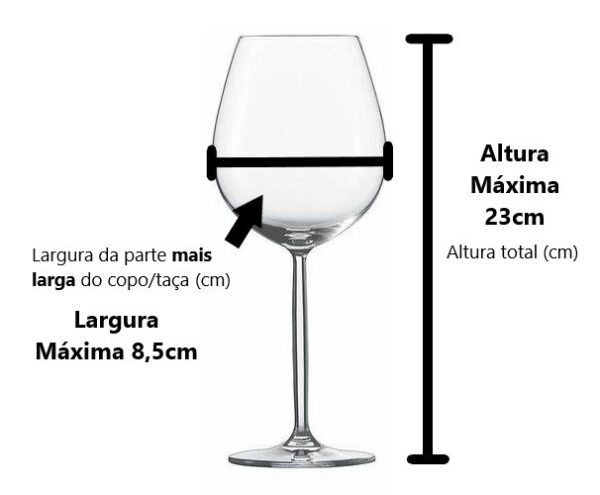 Caixa para Armazenamento de Copos e Taças com 24 Divisórias - Imagem 3